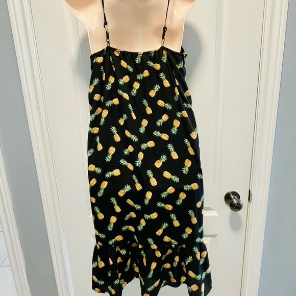 🌸3 for $20 Monteau Los Angeles Summer 🍍Dress Midi Dress Size S - Picture 11 of 16